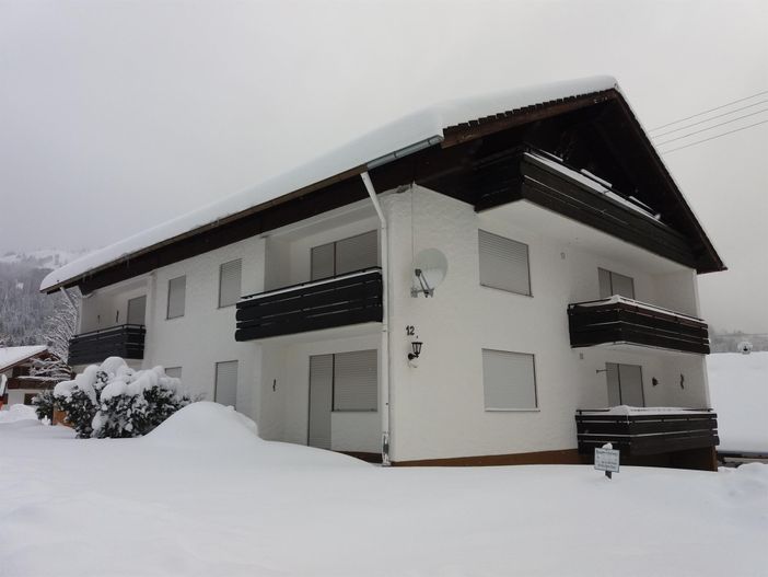 Haus im Winter