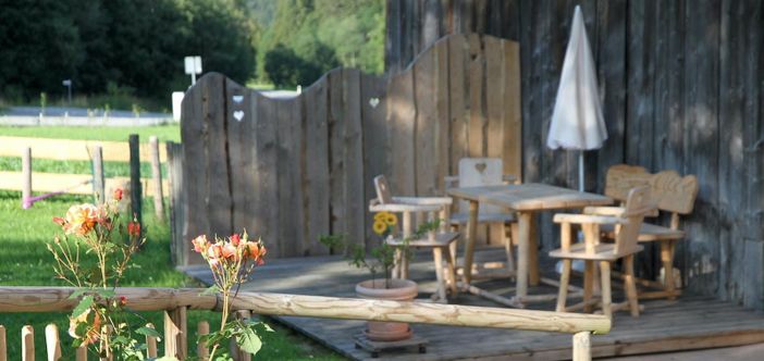 Im Garten Terrasse