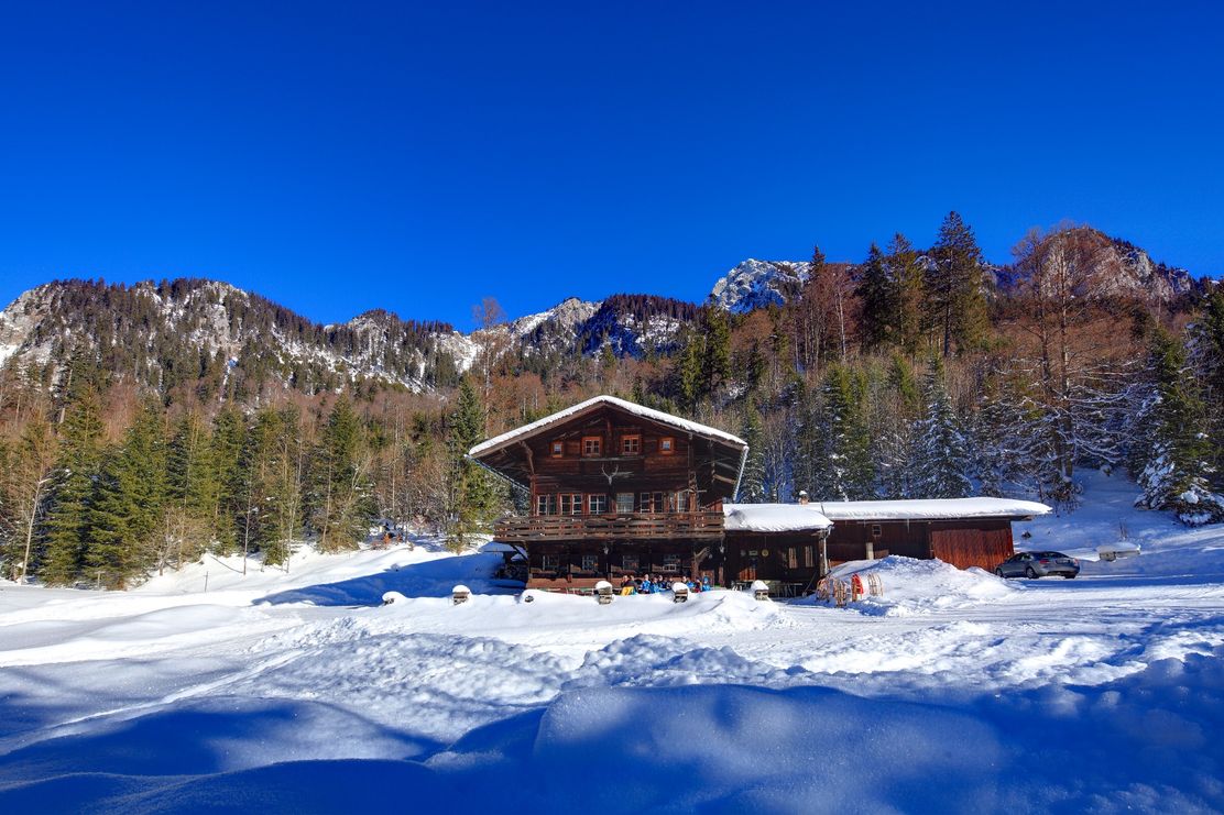 Berggasthaus Belckenau im Winter