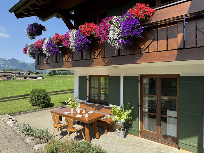Terrasse im Sommer