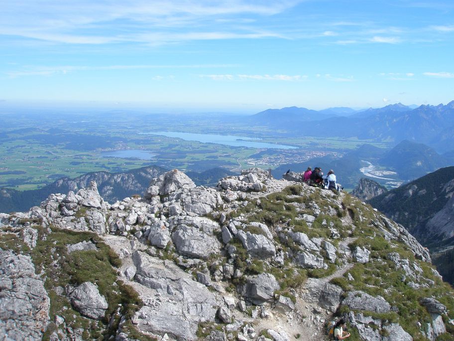 Der Ausblick ins Allgäu