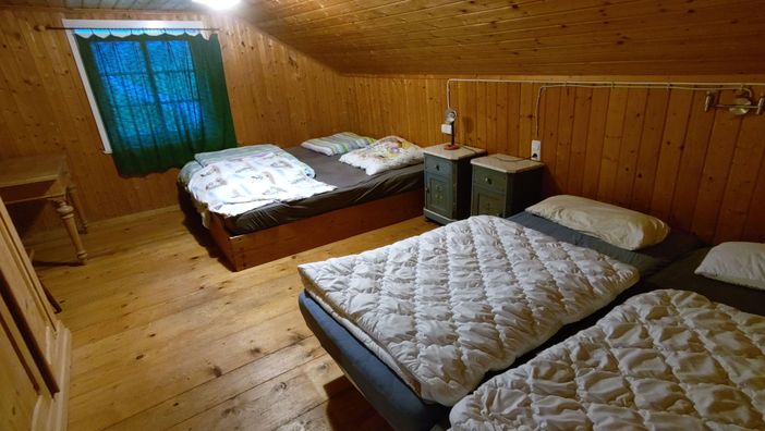Schlafzimmer 3 mit zwei Doppelbetten