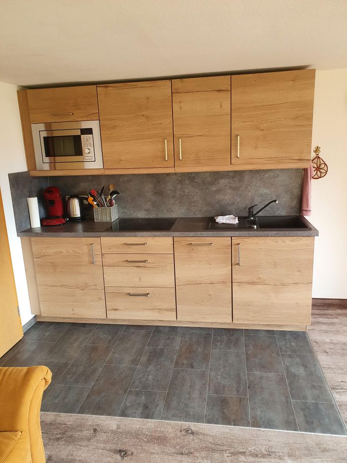 Küche Ferienwohnung Dorfblick
