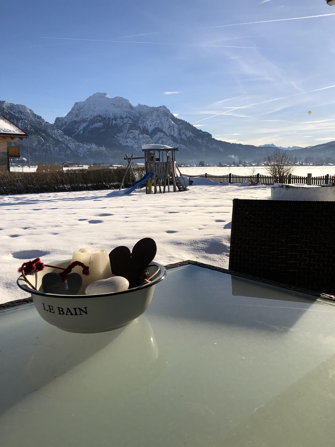 Terrasse Fewo Schloßblick