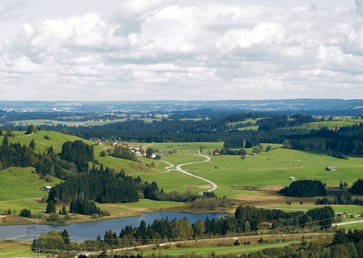 An manchen Tagen kann man weit ins Land schauen.