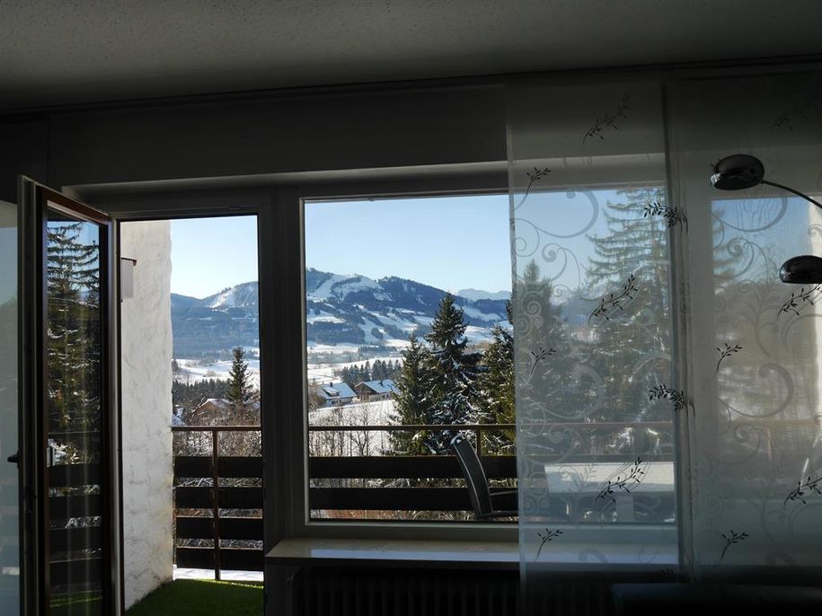 Bergblick aus der Wohnung