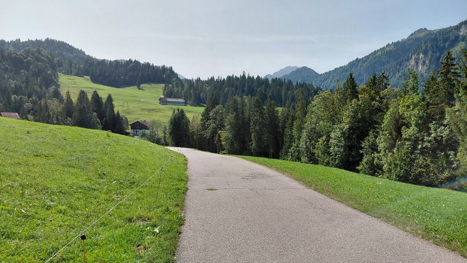 Blick Richtung Talstation Krähenberg