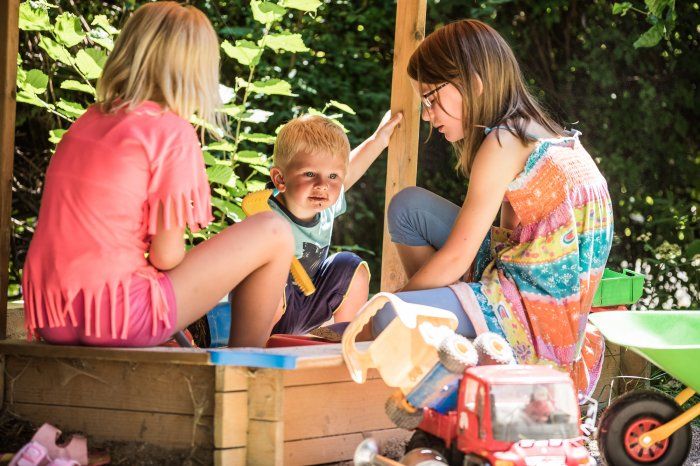 Spiel und Spaß in unserem Garten