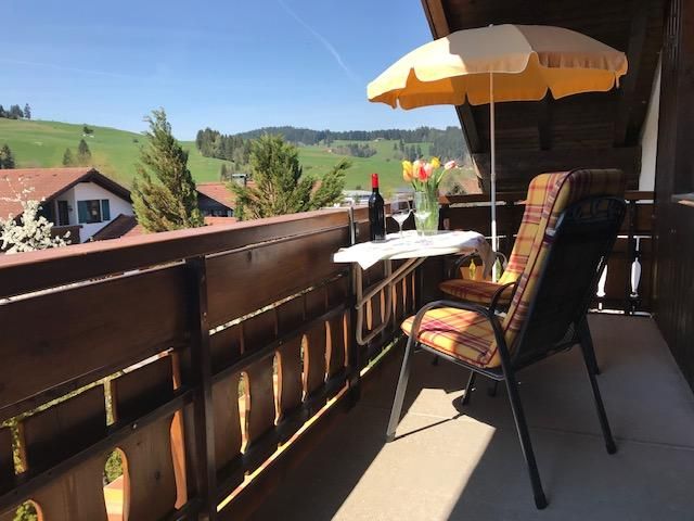 Draußensitzen