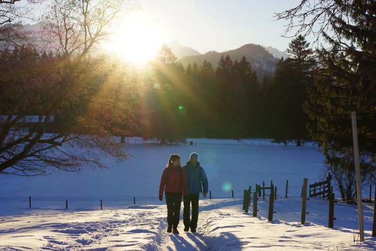 Wanderweg in Richtung Tegelbergbahn