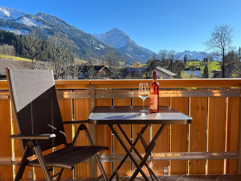 Bergblick vom Südbalkon