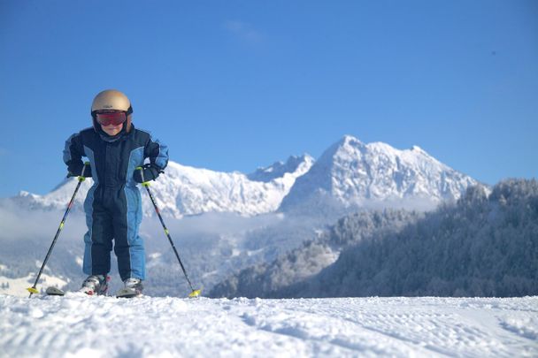 Einen wunderschönen Blick auf die Berge