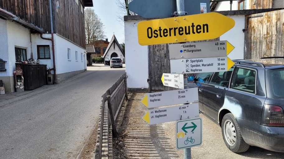 Speiden - Unterreuten - Unterdolden - Speiden