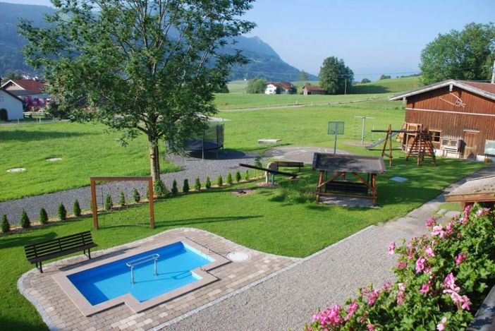 Blick vom Balkon