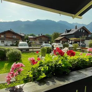Aussicht vom Balkon
