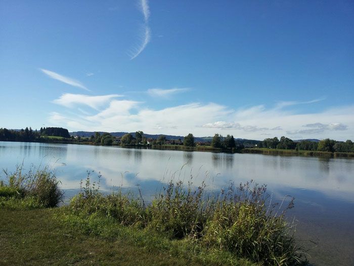 Unser Öschlesee in unmittelbarer Nähe