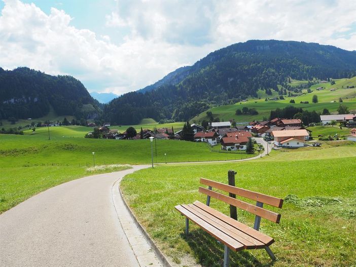 Blick auf Obermaiselstein