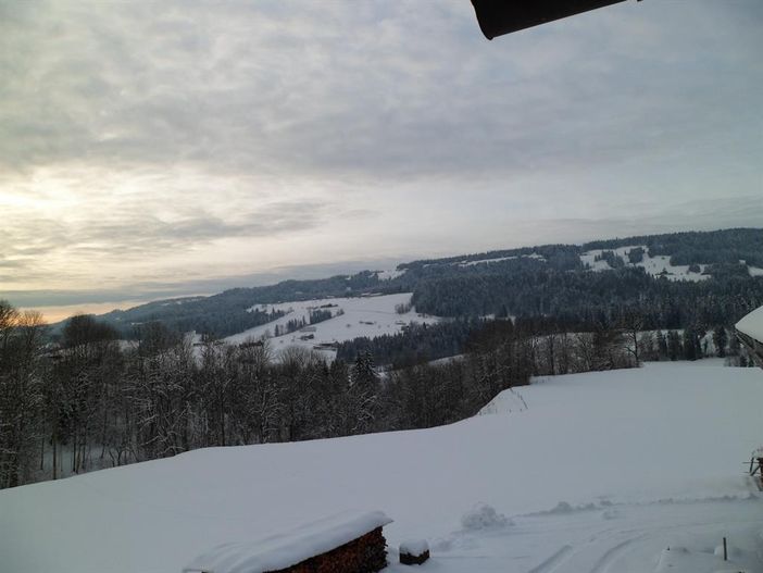 Blick vom Balkon