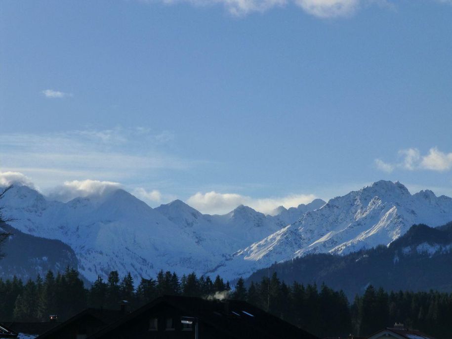 Sicht in die Oberstdorfer Berge