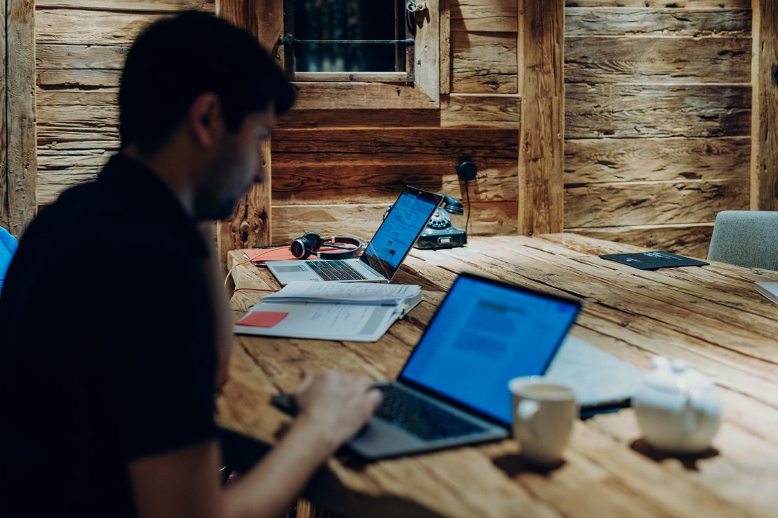 Arbeitszimmer Hubertus Mountain Refugio Allgäu