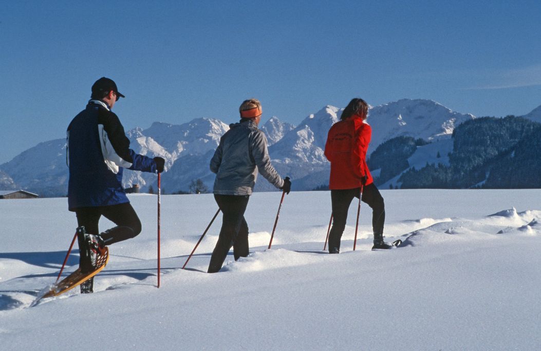 Schneeschuhwandern in Nesselwan