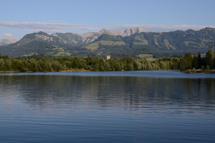 Panoramablick über den Sonthofener See