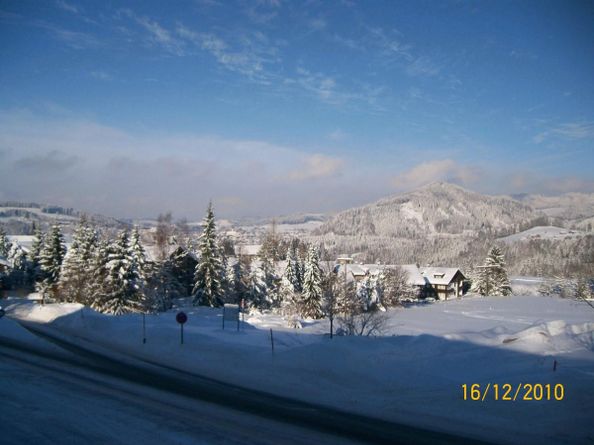Blick vom Balkon nach Oberstaufen