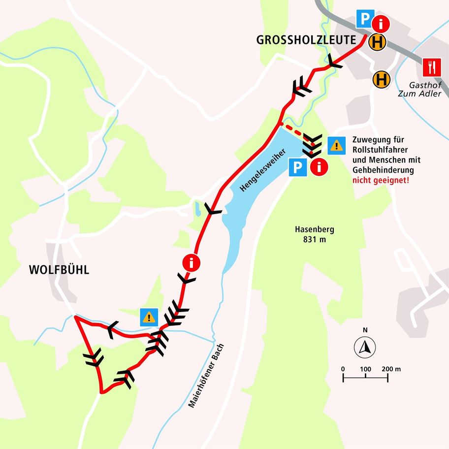 Grafik Hengelesweiherrunde
