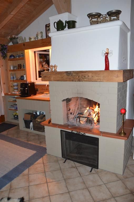Wintergarten Kamin