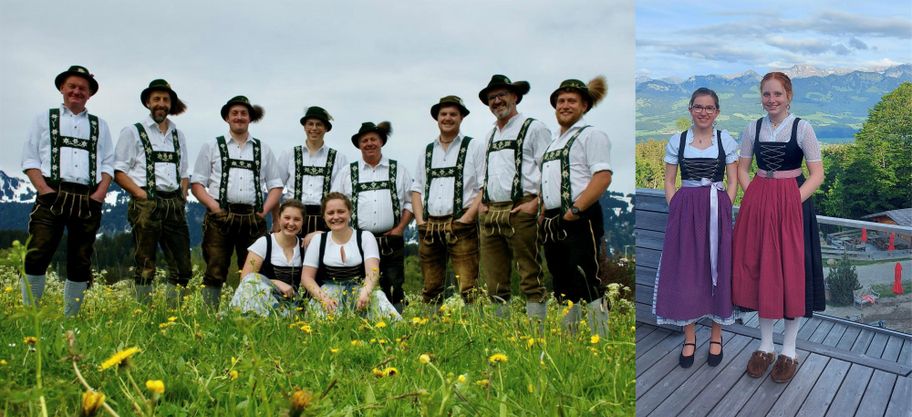 Jodlergruppe mit Leni und Lea