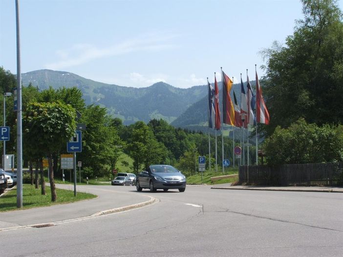 Ortseinfahrt Oberstaufen