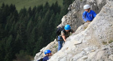 Ostrachtaler Klettersteig - Der Klettersteig am Jochpass in Bad Hindelang