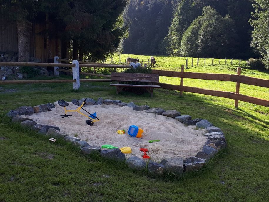 Sandkasten Hatts Berghütte