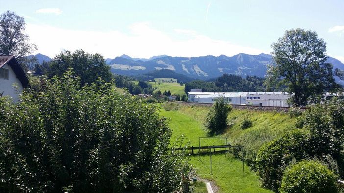 Aussicht vom Balkon