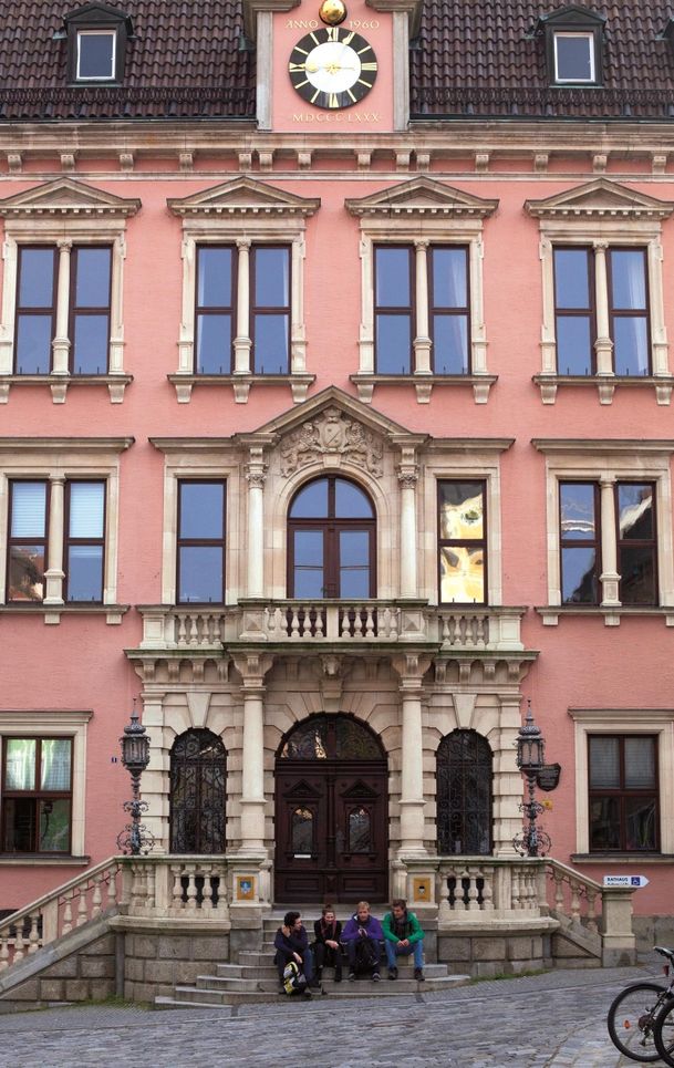 Das historische Rathaus in Kaufbeuren