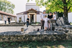 Tempelbezirk im Archäologischen Park Cambodunum