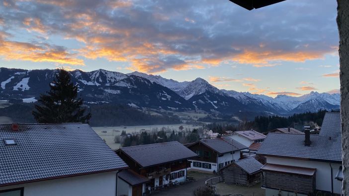Aussicht vom Balkon