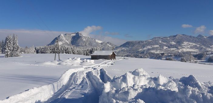 Grünten im Winter