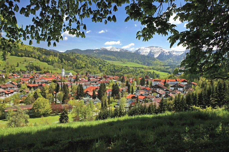 Sommeransicht Oberstaufen