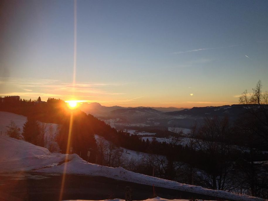 Sonnenuntergang im Winter