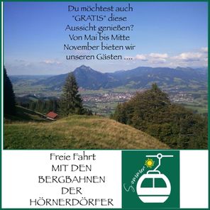 Freie Fahrt mit den Bergbahnen der Hörnerdörfer
