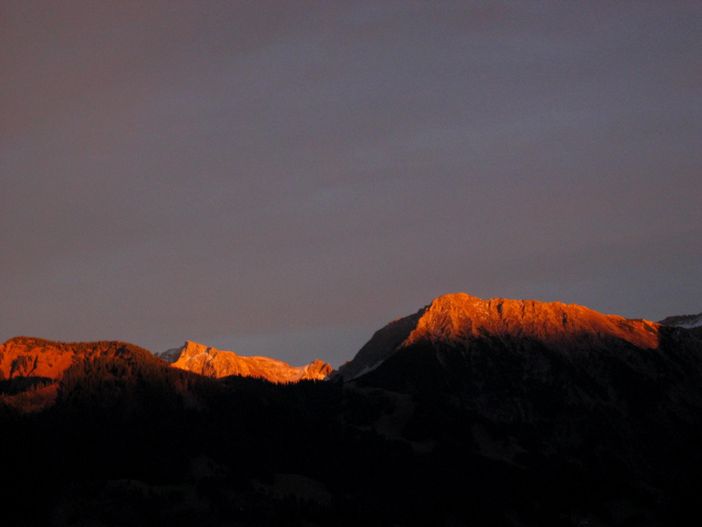 Abendstimmung im Oberallgäu