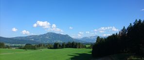 Bergblick vom Haus