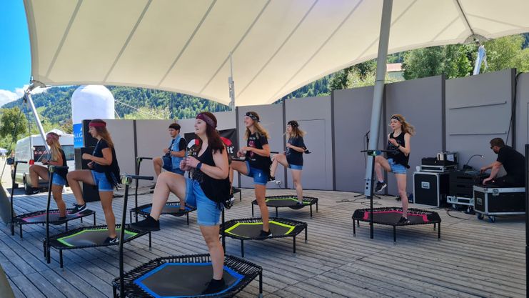 Jumping Show auf der Seebühne