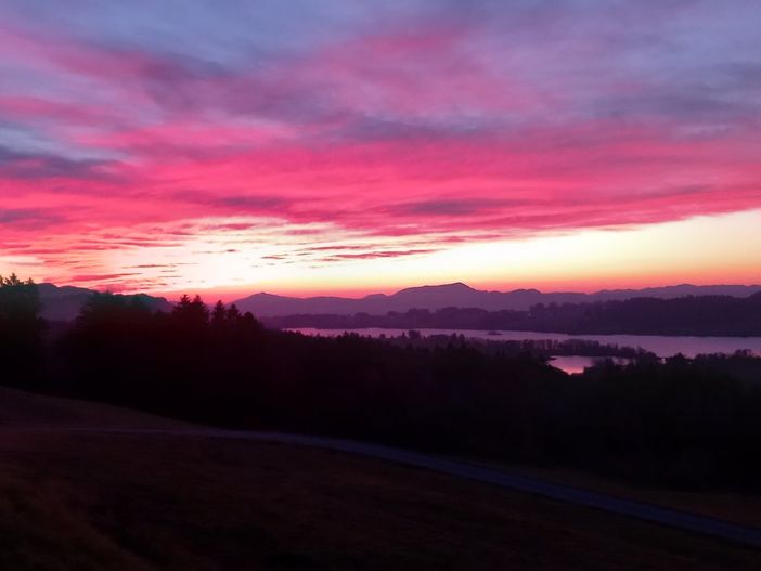 Sonnenuntergang am Rottachsee