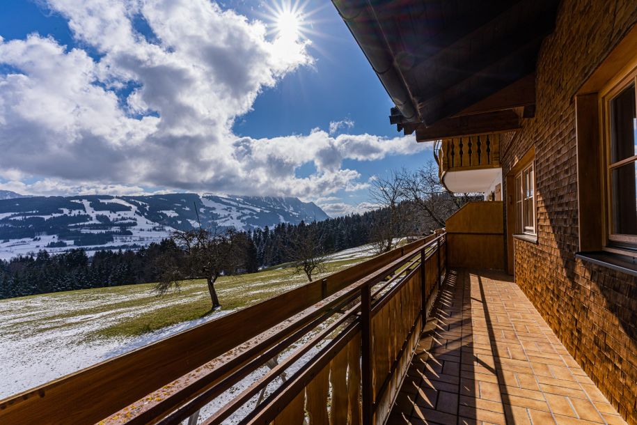 Blick von der Wohnung BERGWIESE