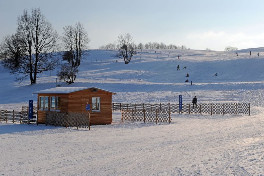 Ausgangspunkt der Tour: Langlaufstadion Isny