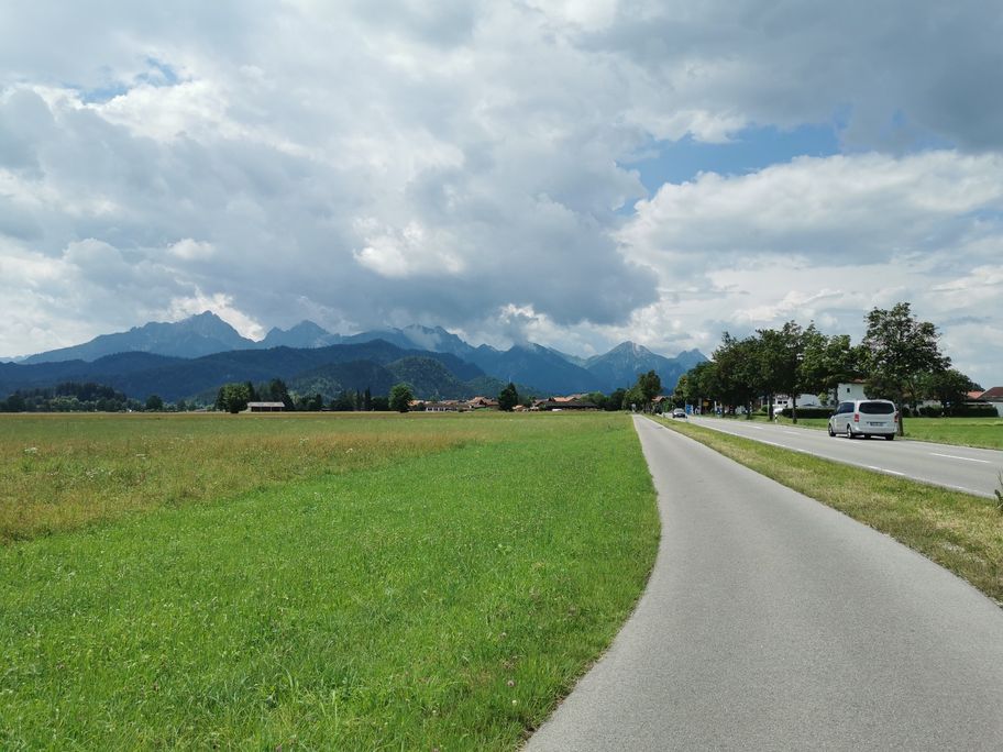 Weg Richtung Schwangau