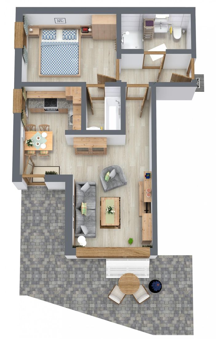 Grundriss Fewo 2