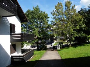 Blick vom Hauseingang